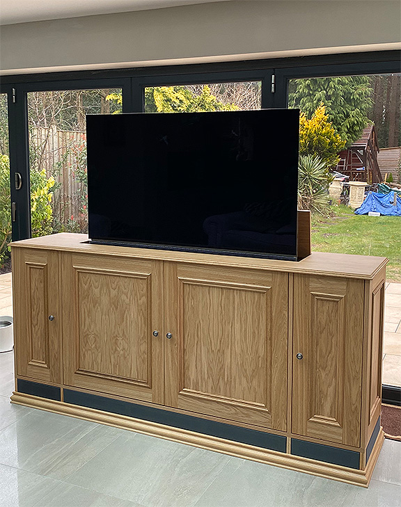 Tv Cabinet With Lift Tv Lift Cabinet In Uk Bespoke Custom Made